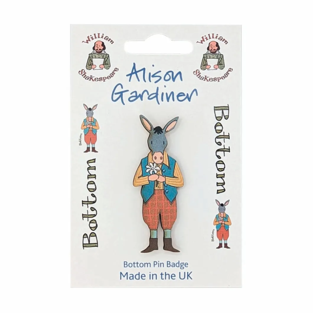 Bottom' Character Single Pin Badge