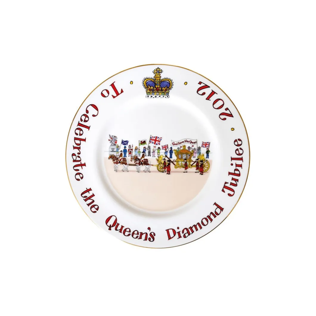Diamond Jubilee Plate 10"